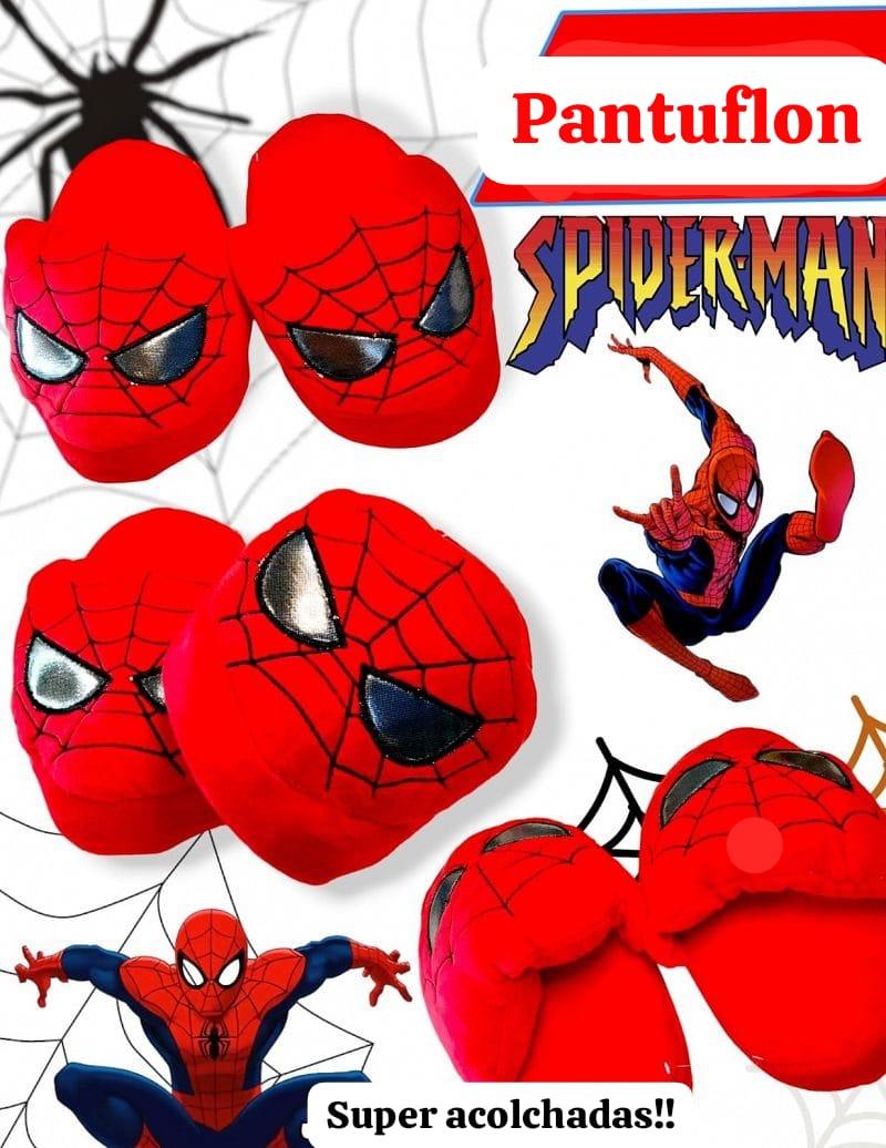 Pantuflon Spiderman Super Alcochadas 